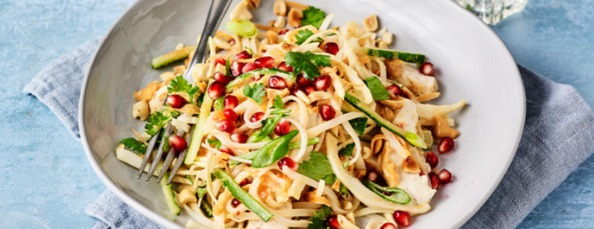 Chicken Noodle Salad Satay